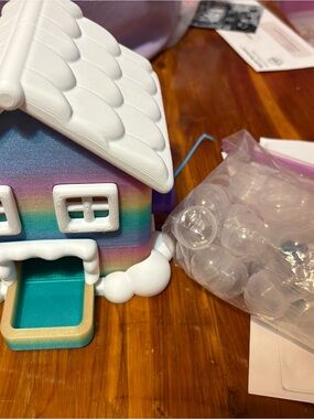 Rainbow House vending machine 3d printed